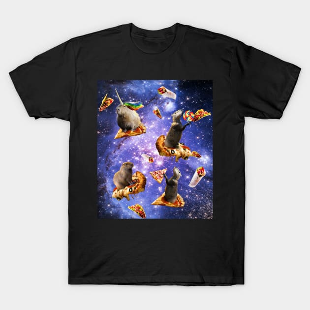 Space Capybaras T-Shirt by Random Galaxy